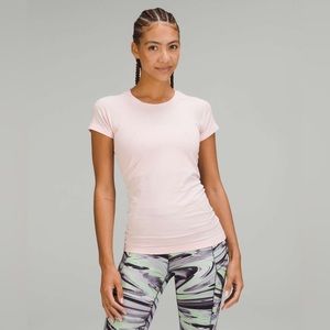 Lululemon Swiftly Tech Short Sleeve 2.0 Strawberry Milkshake/White STMI/WHT
